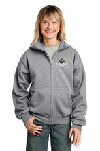 Load image into Gallery viewer, AC Youth Core Fleece Full-Zip Hooded Sweatshirt