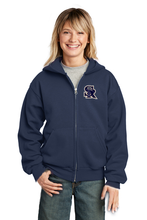 Load image into Gallery viewer, AT Youth Core Fleece Full-Zip Hooded Sweatshirt