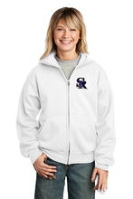 Load image into Gallery viewer, AT Youth Core Fleece Full-Zip Hooded Sweatshirt