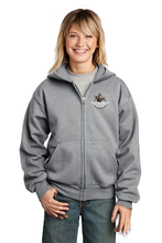 Load image into Gallery viewer, AC Youth Core Fleece Full-Zip Hooded Sweatshirt
